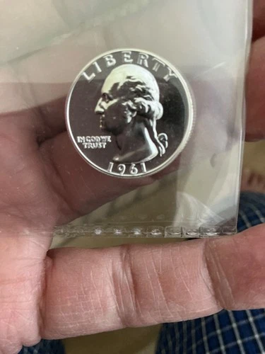 1961 Washington Quarter-Choice Gem Proof Lustrous 90% Silver US Coin #1191