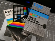 Lot of 4 Silver Shadow Ampex Polaroid Windsor T-120 Blank VHS Tape New Video