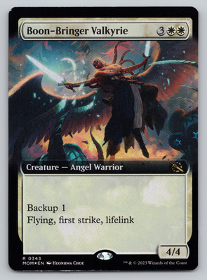 Boon-Bringer Valkyrie Extended Art FOIL  - March of Machine - MTG