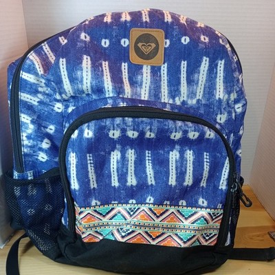 Roxy Backpack Women Santa Fe Tie Dye Purple Native American