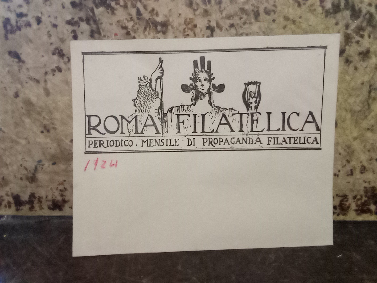 1924, Lettera Pubblicitaria, Roma Filatelica,Periodico Mensile Di Propaganda...