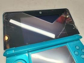 Nintendo 3DS Handheld System Aqua Blue Teal, Tested, Charger Included, No Stylus