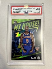 RJ Barrett 2019-20 Donruss Optic My House! Lime Green RC #/149 PSA 9 mint