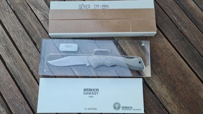 NEU BÖKER Damast 1994 Jahresmesser Limited Edition Klappmesser  422/ 999 Sammler - Bild 1 von 2