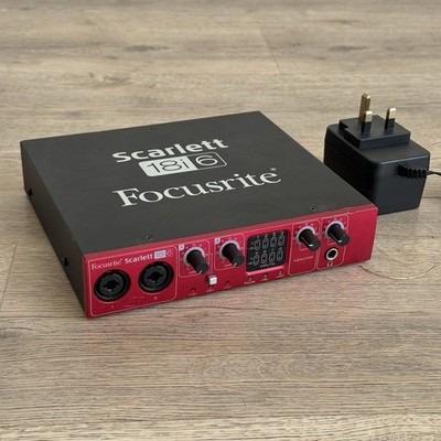 Focusrite Scarlett 18i6 USB Audio Interface 1. Gen + Netzteil Heimstudio