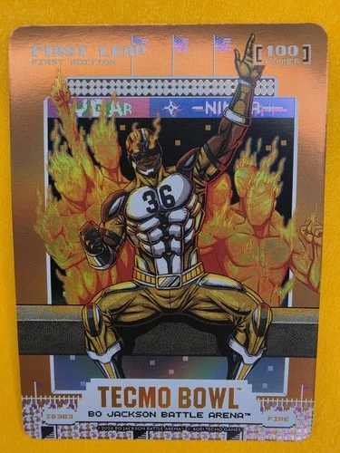 2026 Bo Jackson Battle Arena Tecmo Bowl First Leap Leroy Butler Fire Scoreboard