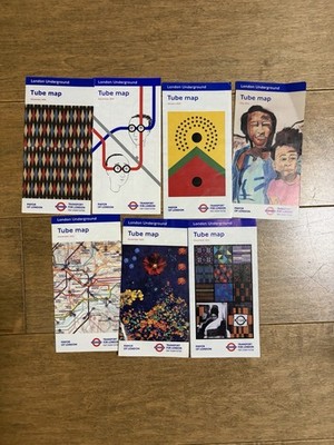 London Transport 7 Tube Maps