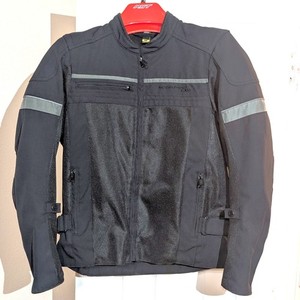 SCORPION EXO Cargo Air Jacket Black Mens M Medium Armored Motorcycle Jacket