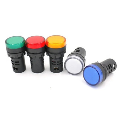 Kontrollleuchte LED 22mm Blinker Warnleuchte Panelmontage 24V