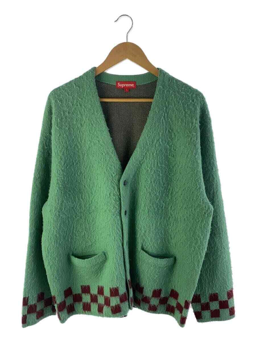 トップス SUPREME Brushed Checkerboard Cardigan M Supreme Brushed Checkerboard Cardigan (SS21) - $168