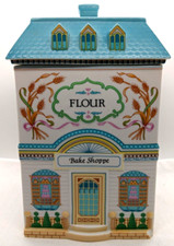 The Lenox Village Canisters Flour Bake Shoppe...