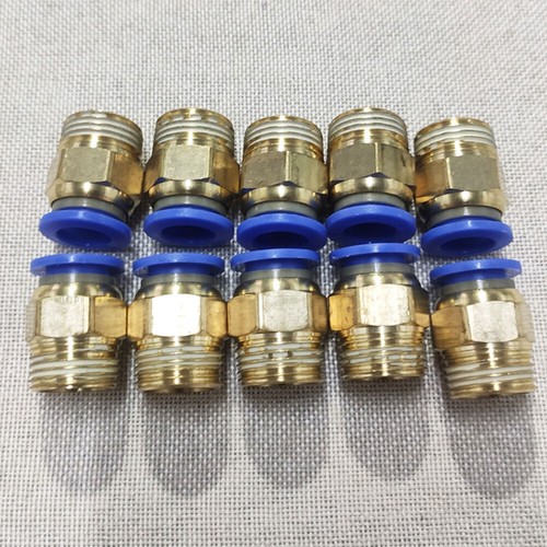 20PCS 3/8" OD Tube X 1/4" NPT Pneumatic Fitting Push To Connect Air Fitting - Picture 4 of 11