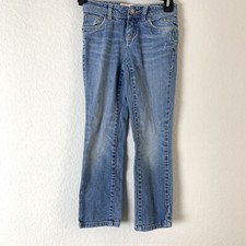 Justice Girls Size 7R Blue Light Wash Simply Low Jeans
