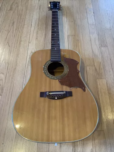 Vintage Conrad Japan Acoustic Guitar Spruce Top? w/ Gibson Style Headstock TLC