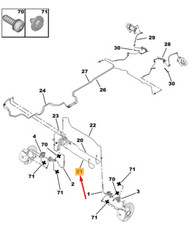 Flexible de frein Citroen JUMPY
