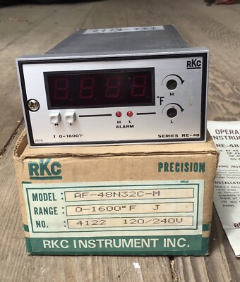 RKC Instrument Precision Meter: Af-48: New Old Stock