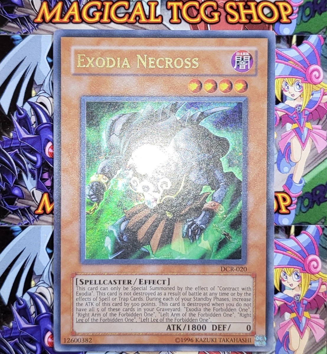 Yugioh Exodia Necross Dark Crisis Ultra Rare DCR-020 Original