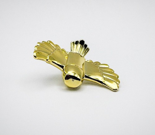 Lego Chrome Gold Plated Owl Animal Bird 67632 Open Wings Harry Potter New!! - Picture 3 of 3
