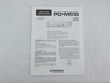 Pioneer Compact Disc PD-M510 Owners Manual Original Operating Instructions