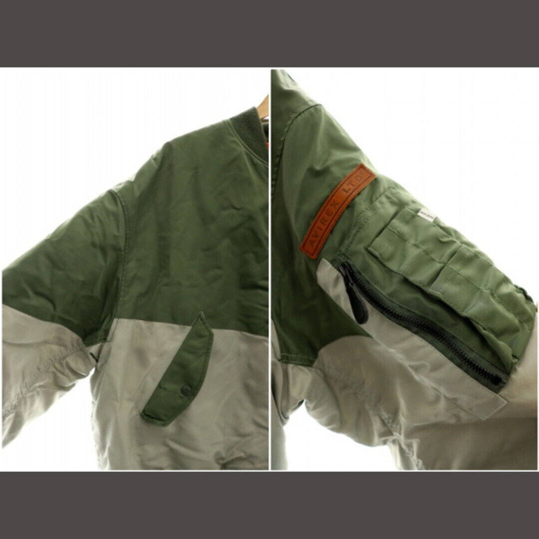 FACETASM AVIREX PATCHED MA-1 JACKET BLOUSON FULL ZIP FACETASM AVIREX PATCHED MA-1 JACKET BLOUSON FULL ZIP