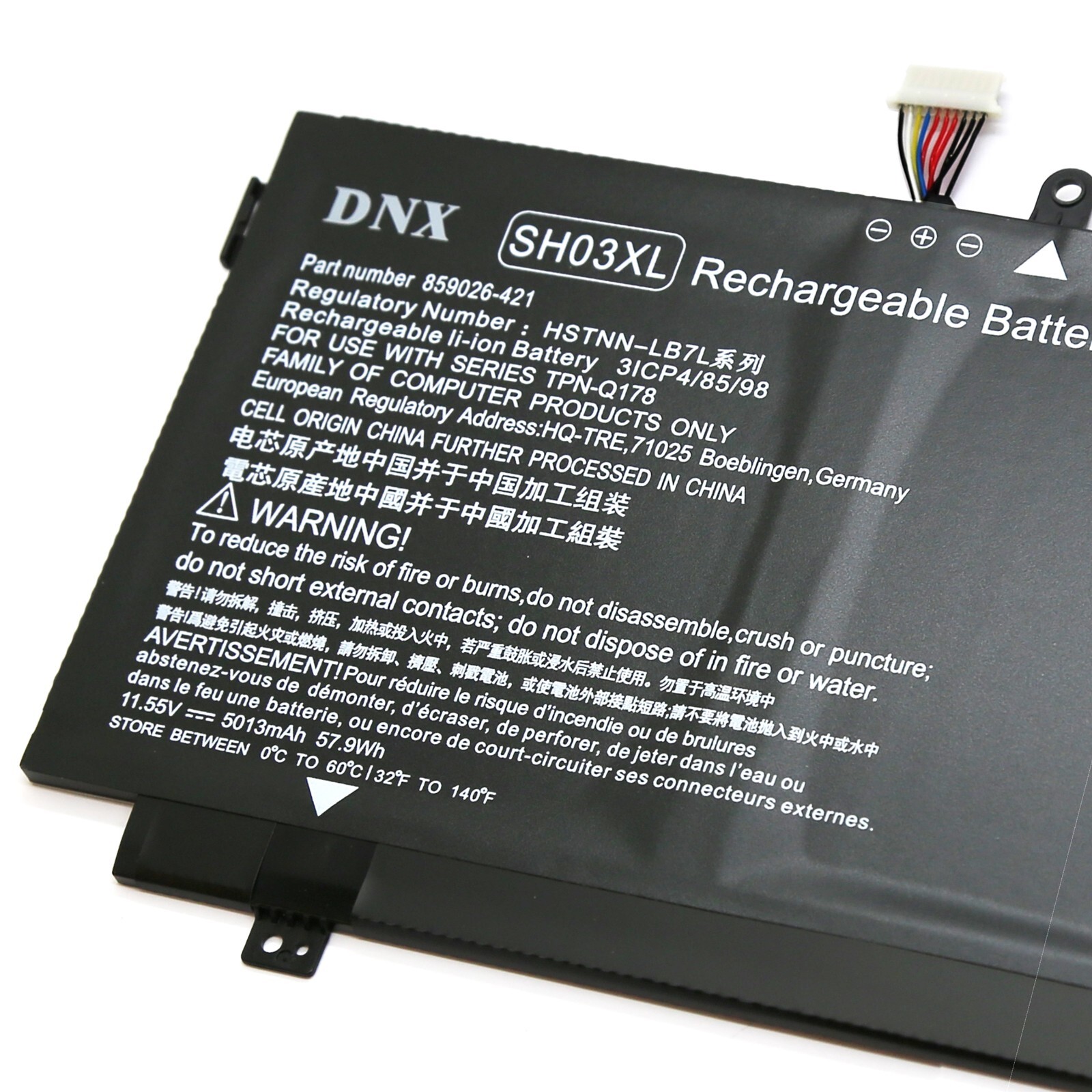 Batterie interne HP Spectre x360 13-ac019nf 11.55V accumulateur PC