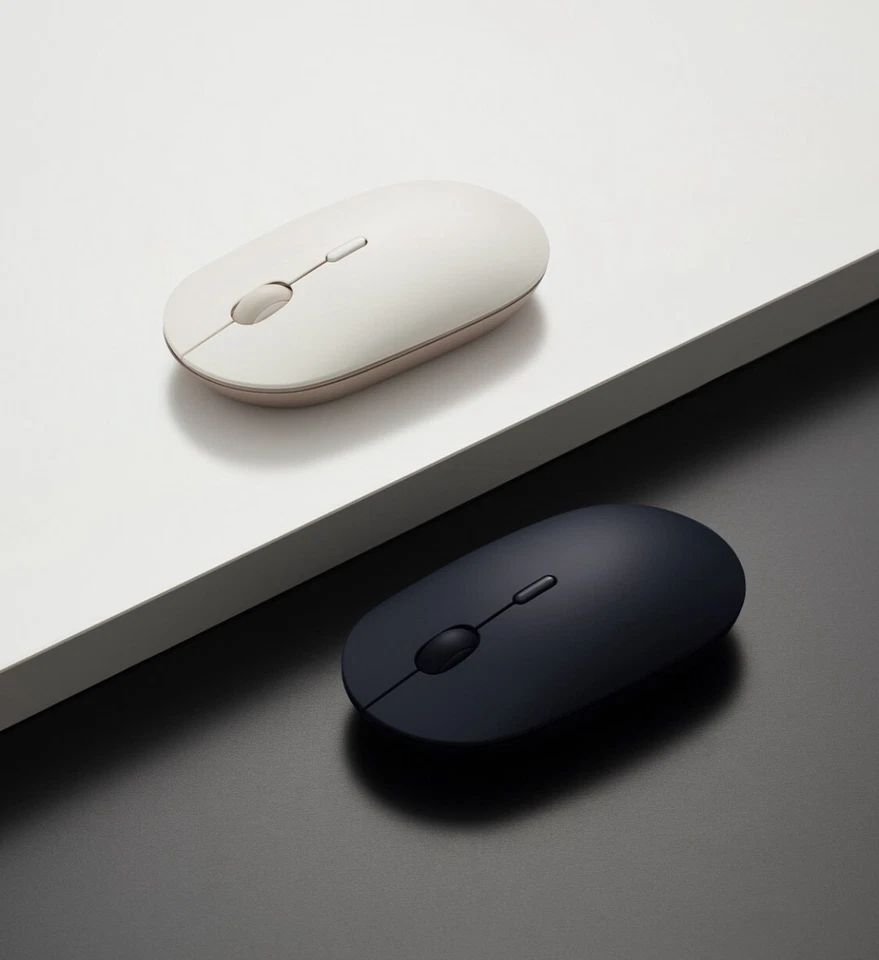 Xiaomi Portable Mouse 3 USB Dual Mode Mini Silent Mouse Bluetooth 2.4G 2400DPI - Image 2 of 4