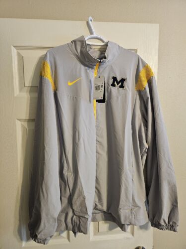 Nike Michigan Wolverines Football Sideline On-Field Jacket DN6238-007 Size 2XL - Afbeelding 1 van 4