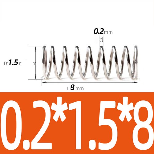 Compression Spring Steel 0.2 - 1mm Wire Dia 2mm - 12mm OD Small Pressure Springs - Picture 116 of 130