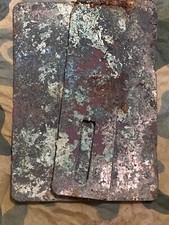 US WWII SIGNAL MIRROR / Shaving Tool 82nd AIRBORNE foxhole Find Metaldetecting