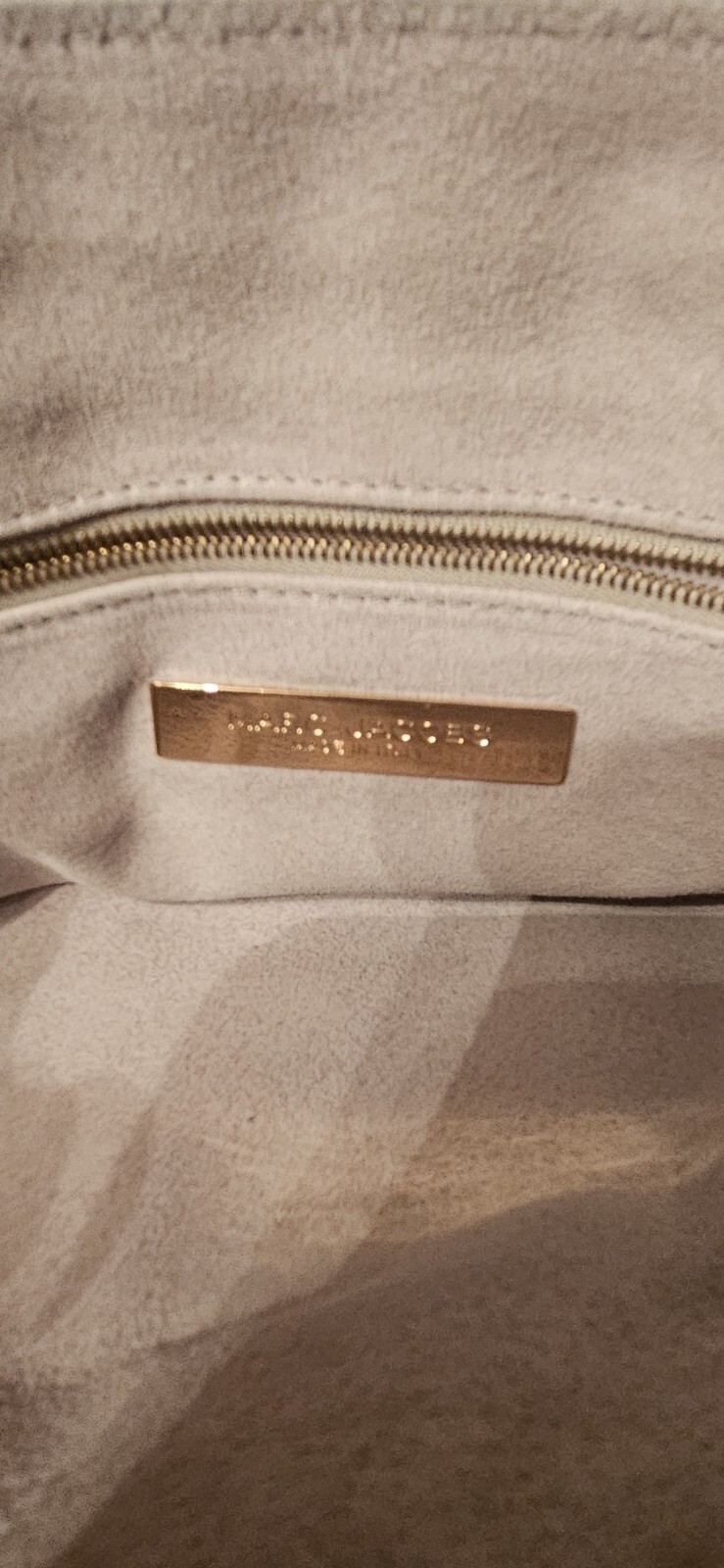 Marc Jacobs Double Sided Double Handled White Lea… - image 3