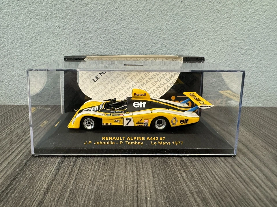 1977 JP Jaboille / P. Tambay #7 Rebault Alpine A442 Le Mans 1:43 iXO Models NISP - Image 2 of 4