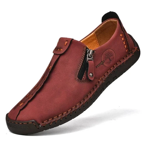 Herren Lässige Leder weiche Sport Walking Schuhe Mokassins Schuhe Sportschuhe - Bild 4 von 31