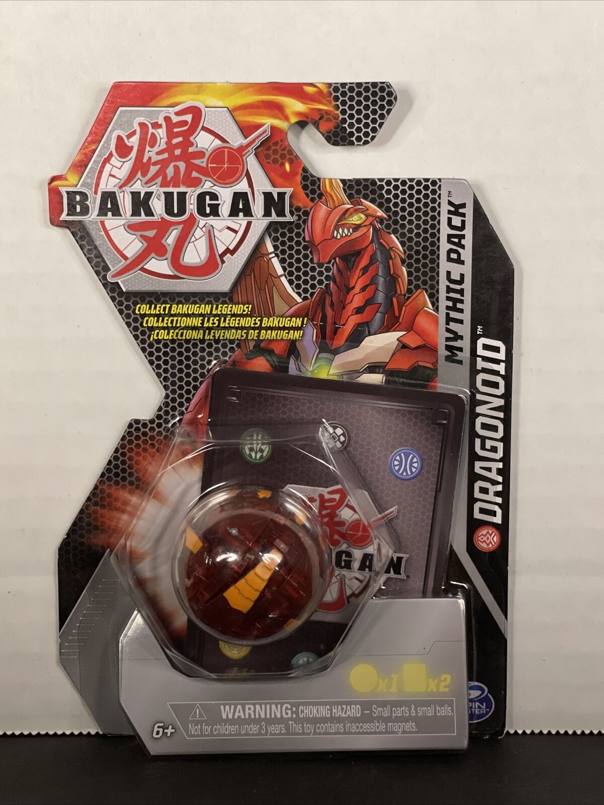 Bakugan Legends Dragonoid Mythic Pack By Spin Master Age 6+ New Red And Orange