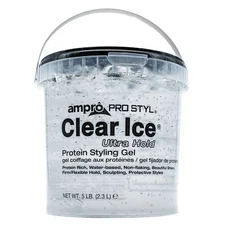 Ampro Pro Styl Clear Ice Gel - Ultra Hold - 80 oz Hair Gel