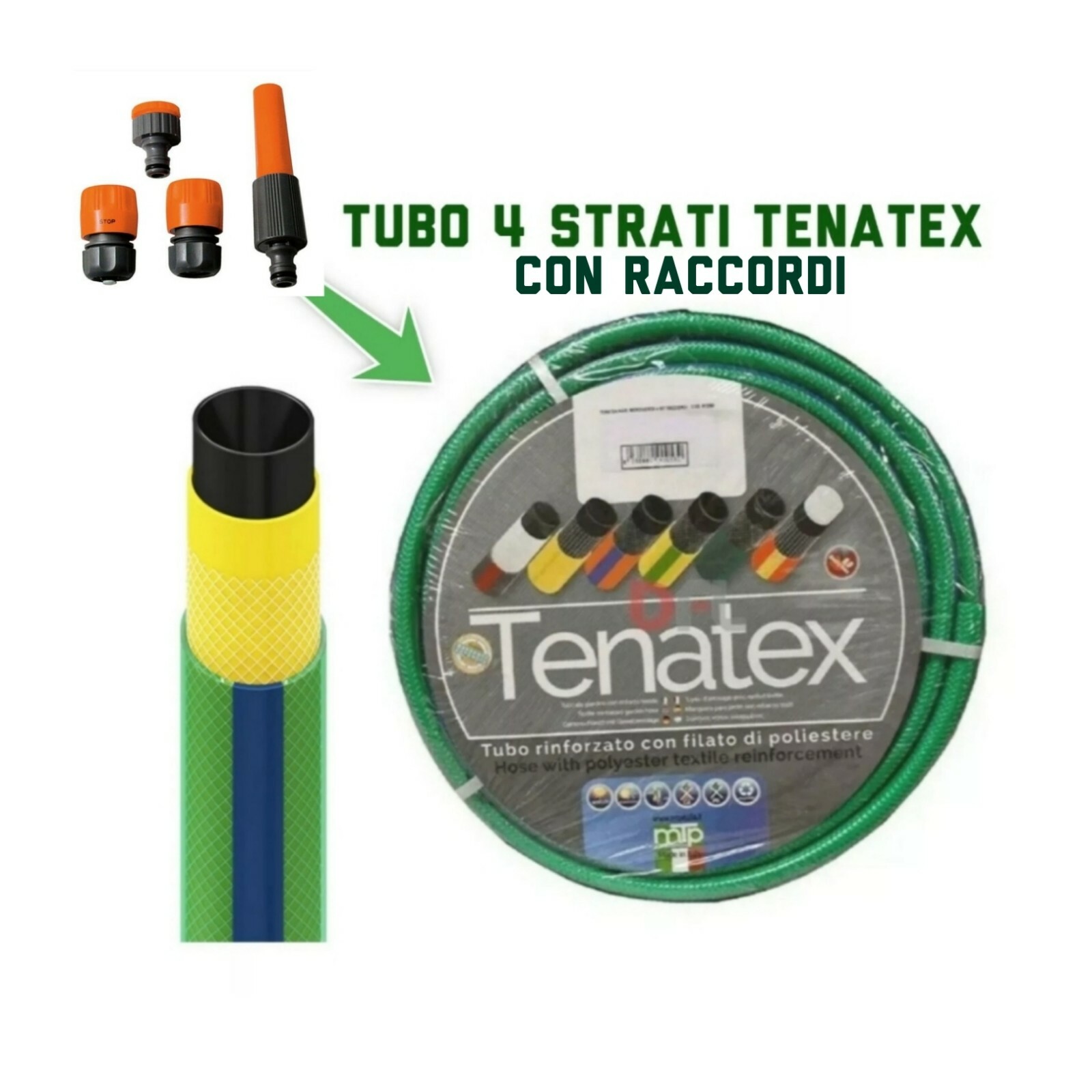 Tubo Giardino Tenatex 15m Rinforzato: Il Classico che Non Tradisce