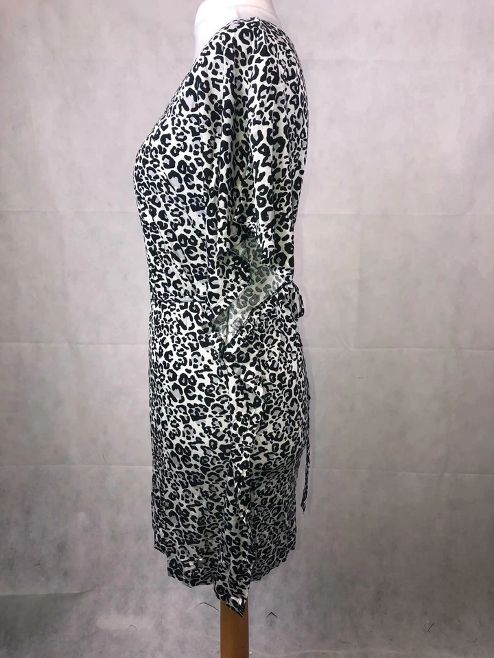 Túnica Bruno Banani estampado leopardo Reino Unido 12 TD017 KK 16 Foto 2 de 3