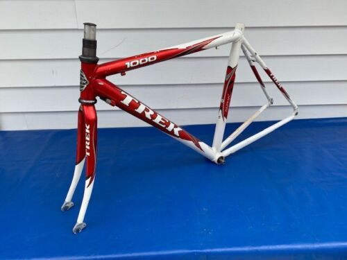 Vintage Trek 1100 Aluminum Road Bike Frame 48cm Blue Made USA 700c