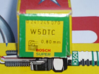 1 original BOSCH W5DTC SUPER spark plug NEW in BOX NOS 0241245070