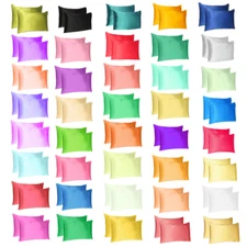 Silk Satin Pillowcase 2 Pack Silky Pillow Cases For Hair And Skin Cushion Cover