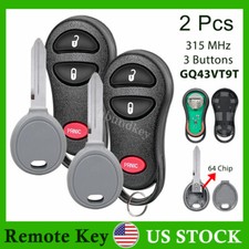 2 Keyless Remote For 1999 2000 2001 2002 2003 2004 Jeep Grand Cherokee Key Fob