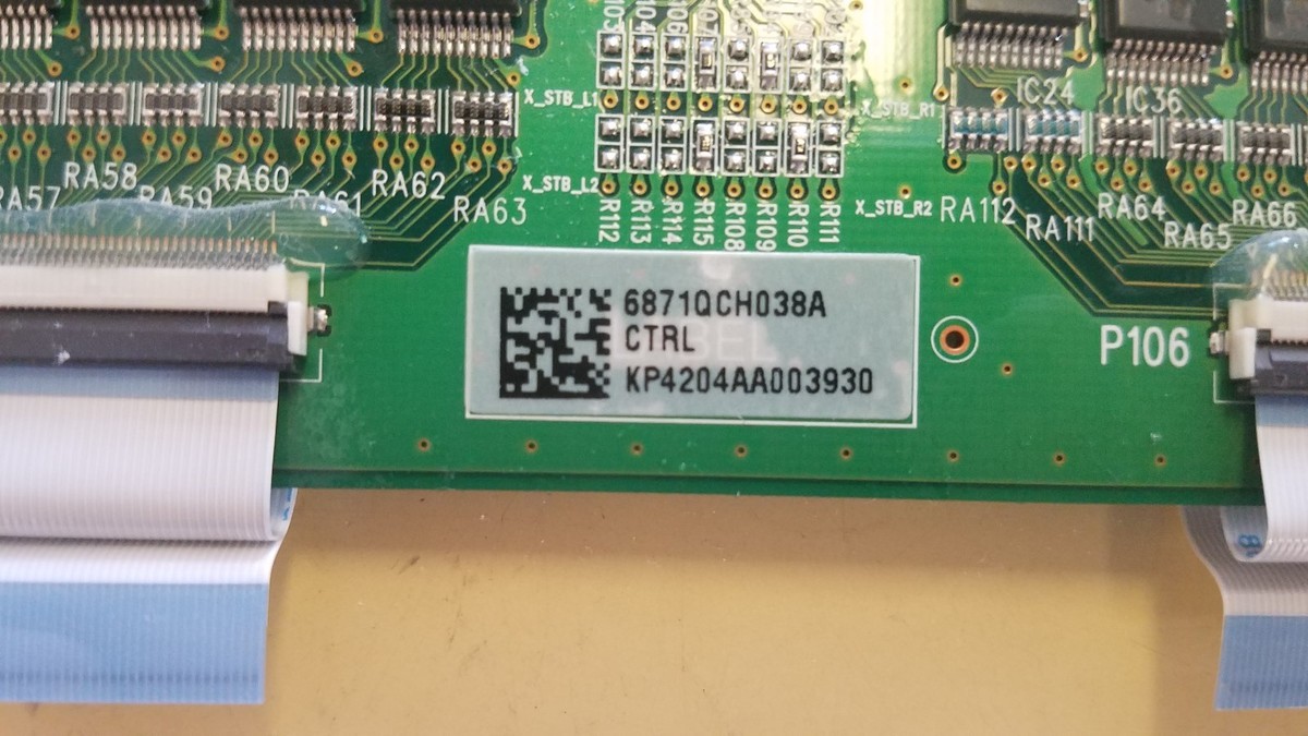 LG DU-42PX12XD CONTROL 6871QCH038A