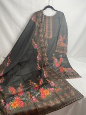 Pakistani Lawn Printed Kameez Shalwar With Lawn Printed Dupatta Small Bust 38