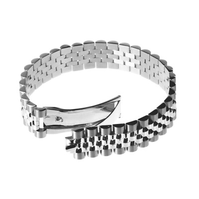 Bracelet Rolex Jubile Style hidden folding clasp stainless steel