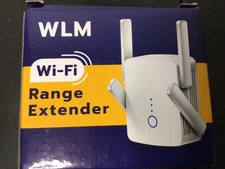 WLM Fastest WiFi Extender Signal Booster for Home - Up to 9000 sq. ft Coverage,