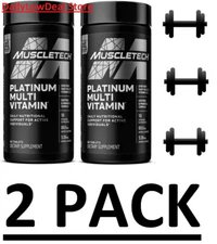 2 PACK - MuscleTech Platinum Multivitamin, 90 ct (Total 180 ct) EXP: 02/2027