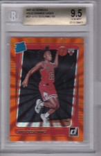 AYO DOSUNMU 2021-22 Donruss Rated Rookie RC #221 Holo Orange Laser BGS 9.5 Pop 1