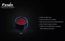 Fenix AD301-R Red Lens Fits LD10, LD20, LD12, LD22, PD20, PD22, PD30 USA SHIP