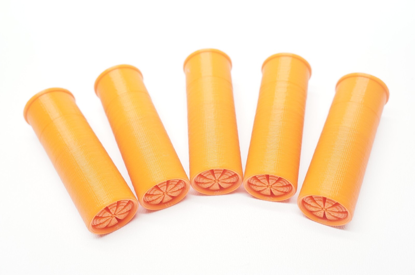 12Ga Snap Caps - Orange Safety Trainer Dummy Rounds 5Pc