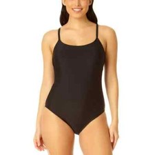 NWT Hurley Women' One Piece Quick Dry Swimsuit Black Size Small 65 4HLA6