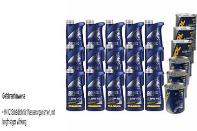 15L Motoröl MANNOL SAE 10W-40 DIESEL EXTRA 3xLeak-Stop+Motor Doctor